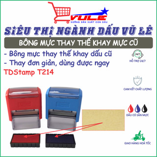 Bông mực thay thế khay mực con dấu TDstamp T214