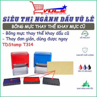 Bông mực thay thế khay mực con dấu TDstamp T314