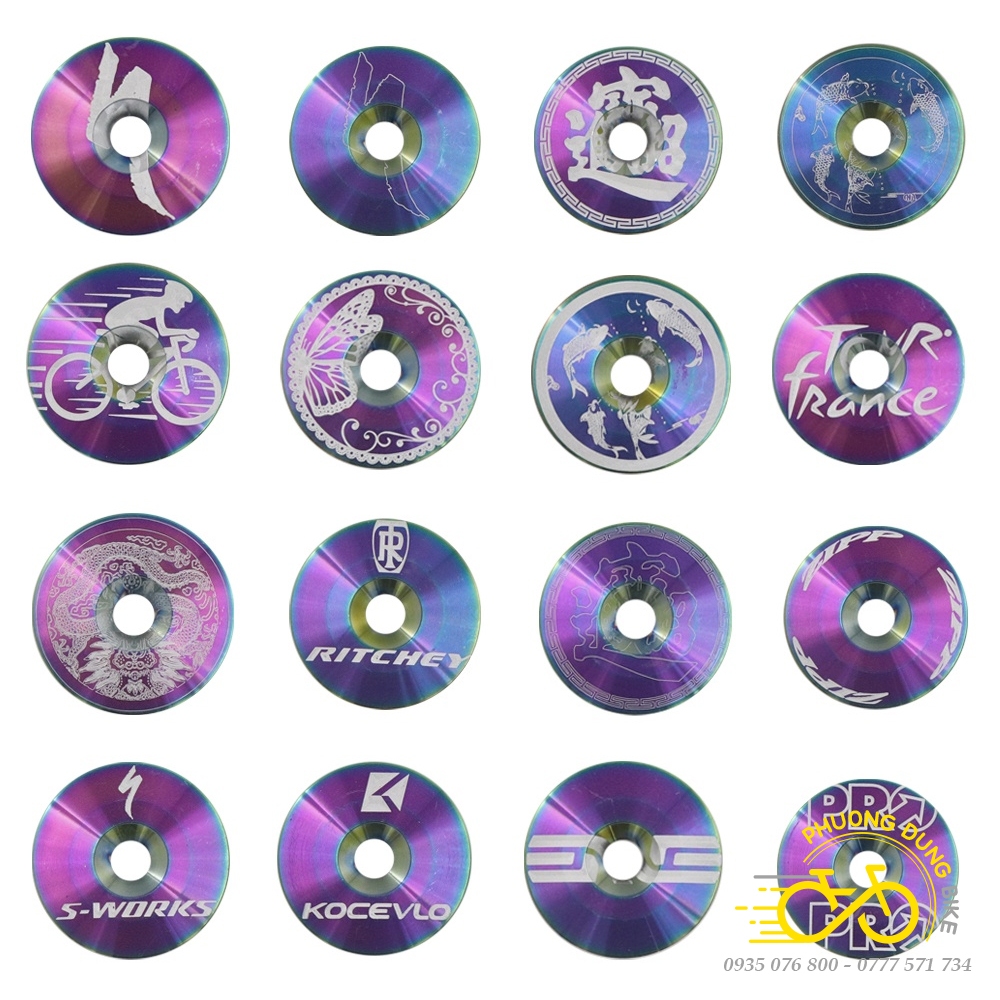 Nắp đậy nhôm pô tăng xe đạp PRO S-WORKS ENVE ZIPP KOCEVLO RITCHEY