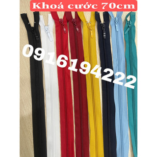 Dây kéo khoá răng cước số 5 dài 70cm-phụ liệu may mặc