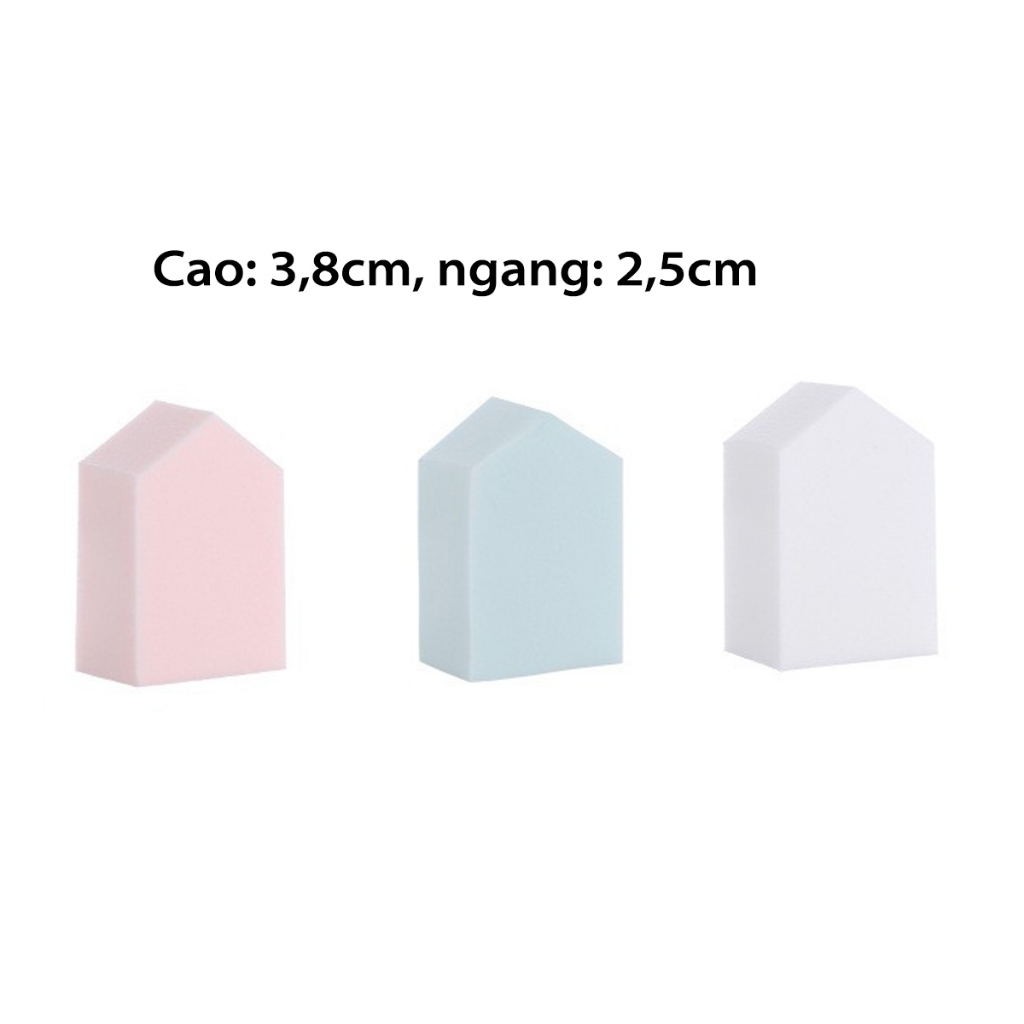 Mút Tán Kem  Nền Hình Tam Giác Truyền Thống