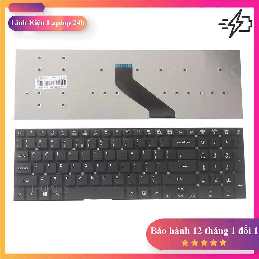 Bàn Phím Laptop Acer Aspire E1-572 E1-771, E15, E5-511, E5-521, E5-531, E5-571, E5-572, E5-721, E5-731, E5-771