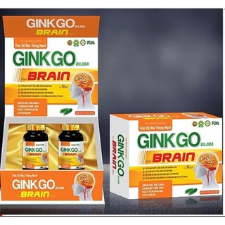 Viên bổ não thông mạch Ginkgo Biloba Cere Brain Max - Ginkgo 600mg giúp bổ não - Ginkgo Brain max