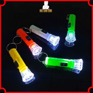 Đèn pin phát sáng mini, Đèn điện mini nhỏ, đèn pin nhỏ, đèn pin nhỏ nhựa LED, đèn cầm tay nhiều màu sắc