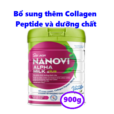(Hộp 900g, HSD 2026) Sữa Non Nanovi Alpha Milk Plus