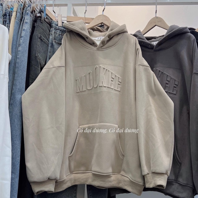 Áo hoodie siêu dày dặn chữ