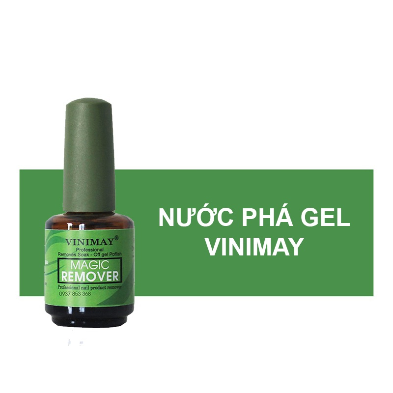 Sơn Base top vinimay, Trọn bộ vinimay chuyên dụng làm nail 15ml