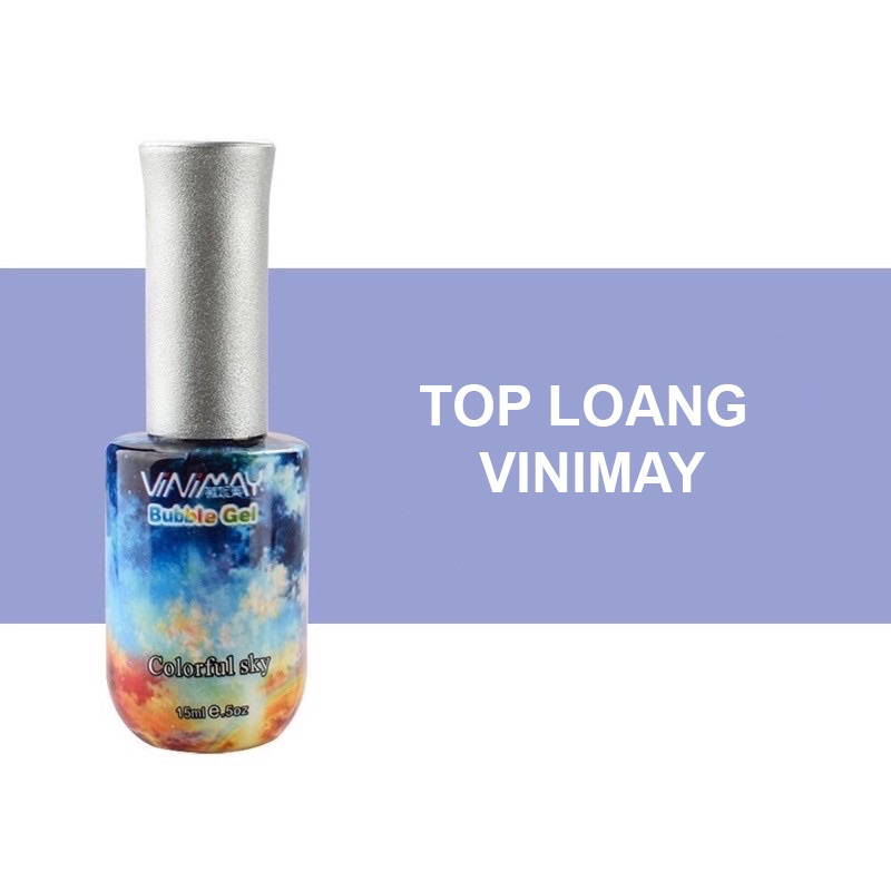 Sơn Base top vinimay, Trọn bộ vinimay chuyên dụng làm nail 15ml
