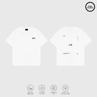 Áo thun - lazee studioo | lazee studioo | trắng - đen | form regular