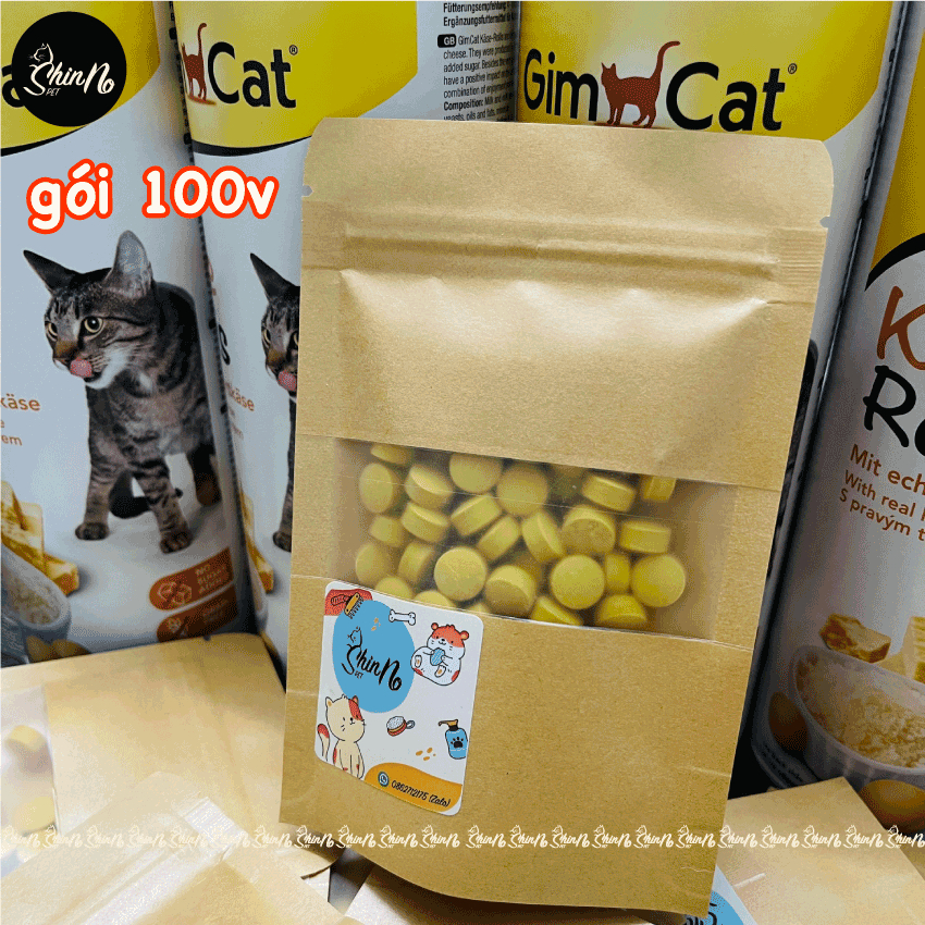 30v,50v,100v,200v Viên Phomai GIMCAT tăng nọng cho Mèo ShinnoPetShop