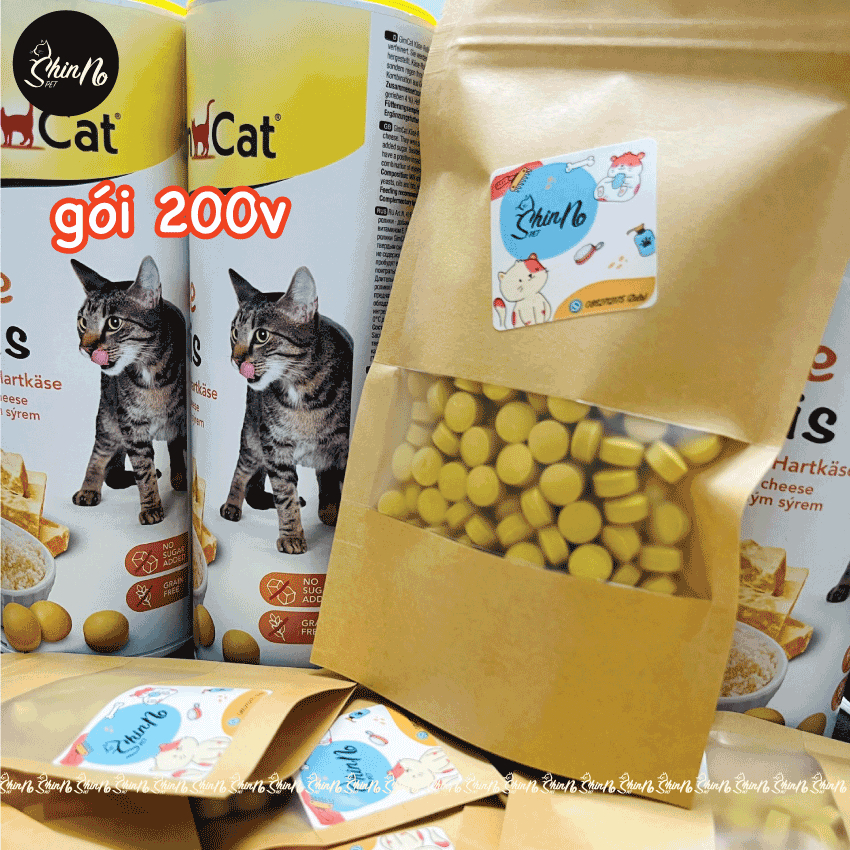 30v,50v,100v,200v Viên Phomai GIMCAT tăng nọng cho Mèo ShinnoPetShop