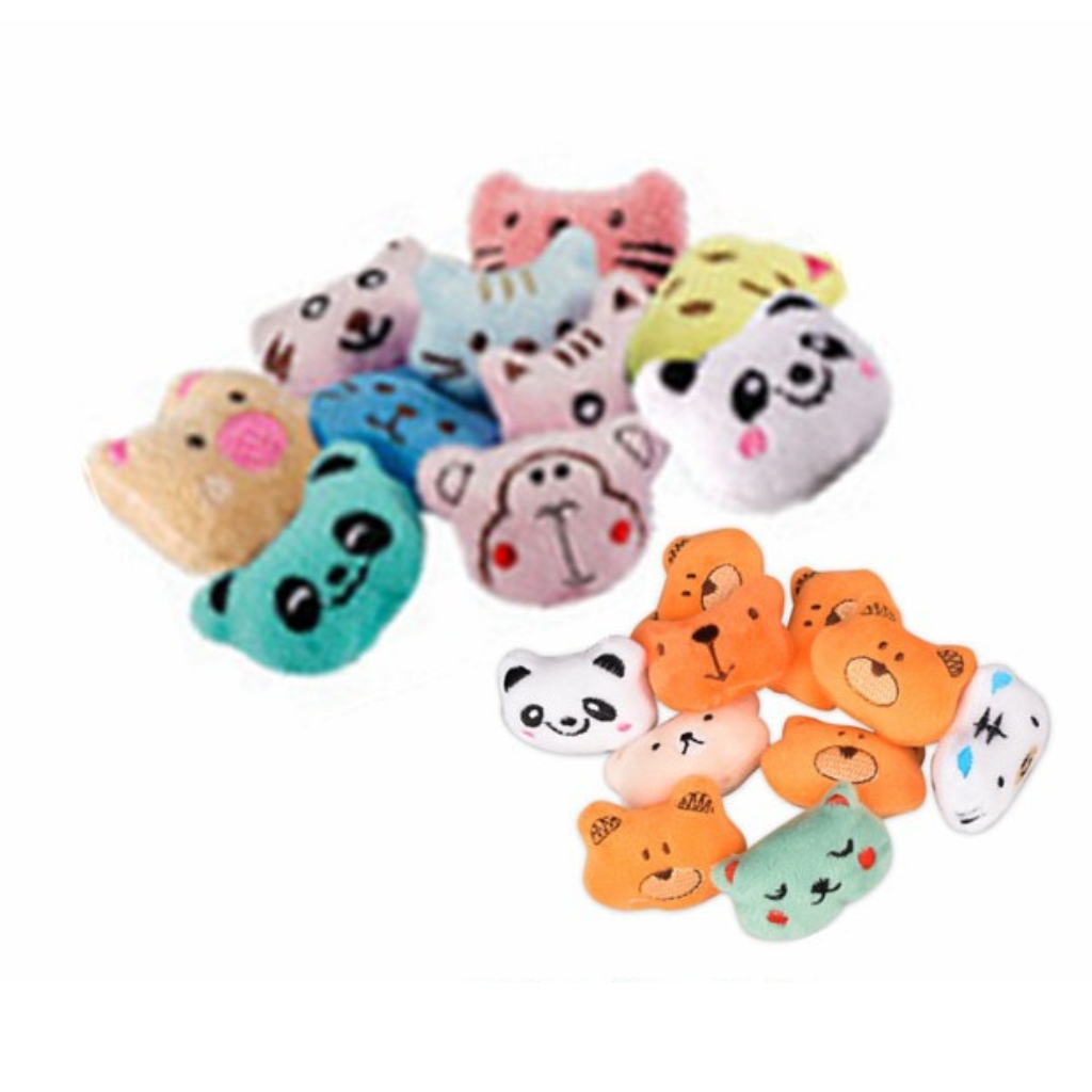 Set 10 Gấu Bông Sử Dụng Cho Máy Gắp Thú - Trang Trí Sản Phẩm Handmade