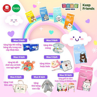 Tã bỉm quần enblanc keep friends nội địa hàn quốc siêu thấm hút, size l26/xl22/xxl18. dành cho bé