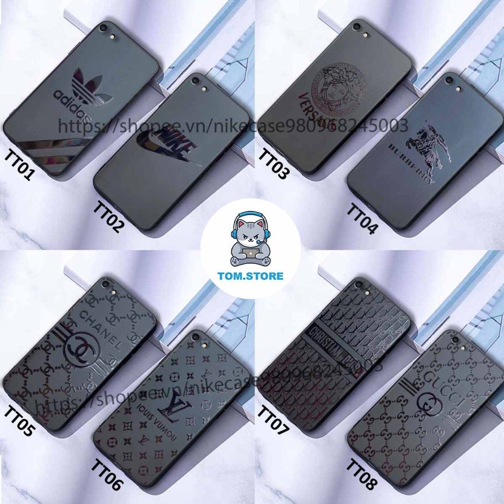 Ốp Oppo F1s / F3 / F3 LITE / F3 PLUS / R9S / R9S Plus viền vuông hình thương hiệu thời trang cao cấp