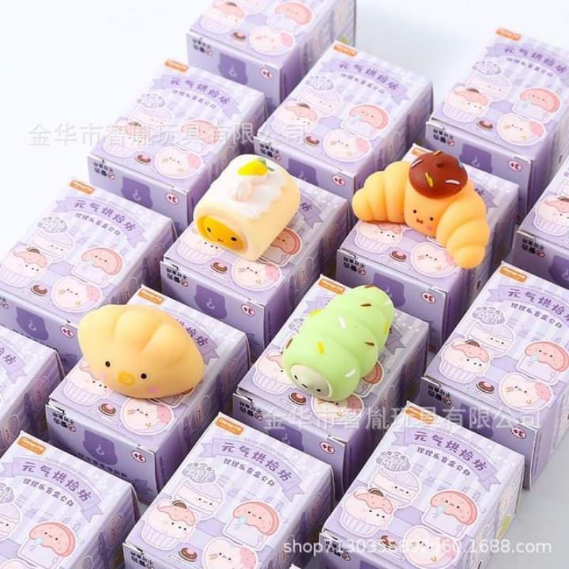 Hộp đồ chơi mochi mini giảm stress nhiều hình dễ thương