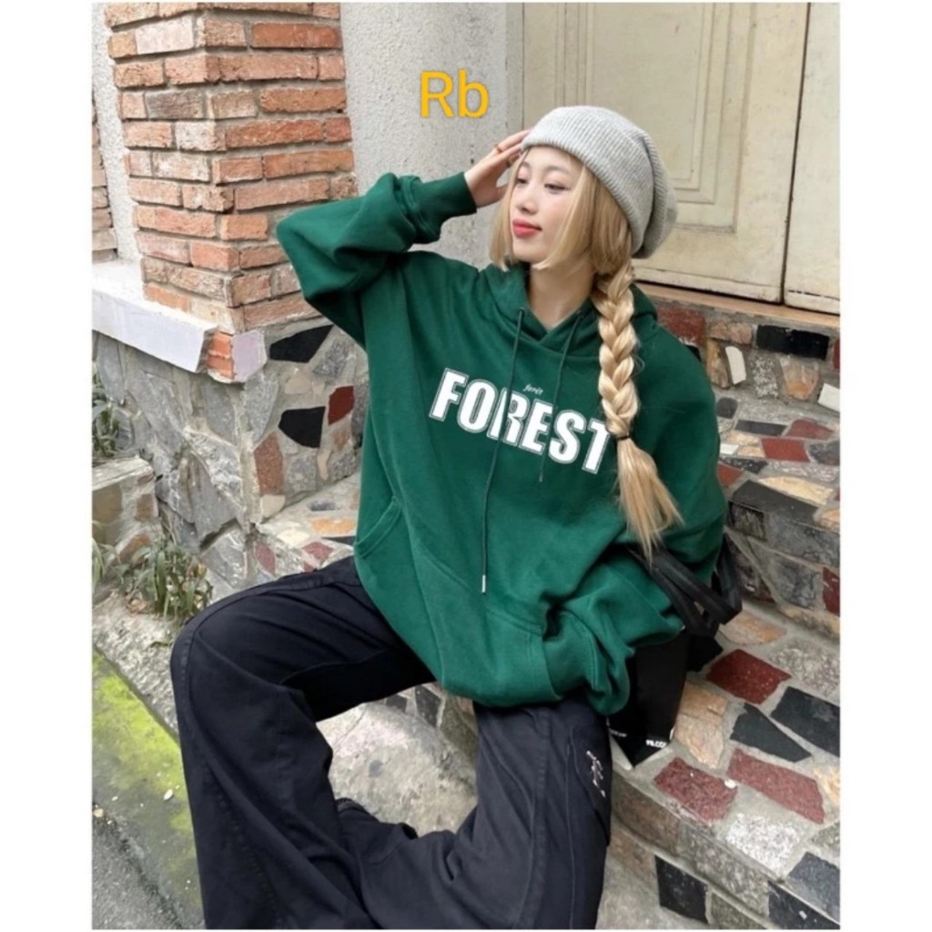 Áo Nỉ Hoodie Nam Nữ FOREST, Áo Nỉ Mũ Rộng Hot Nhất Mùa Đông 2024