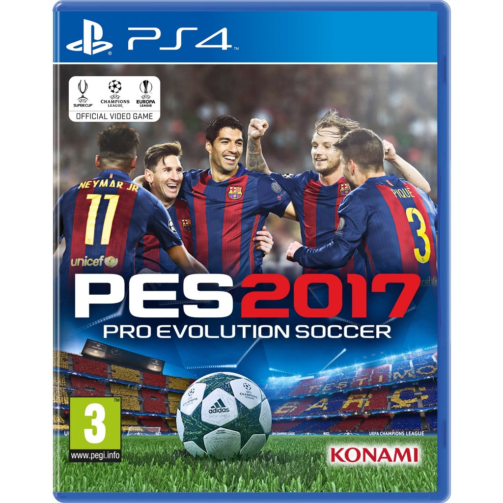Đĩa Game Ps4: Pes 2017