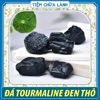 Đá thanh tẩy thô tourmaline, dùng trang trí nhà cửa, làm đồ decor, thanh tẩy năng lượng