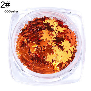 Set nhũ lá phong trang trí móng