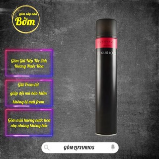 Gôm xịt tóc luxurious siêu cứng giữ nếp giá rẻ