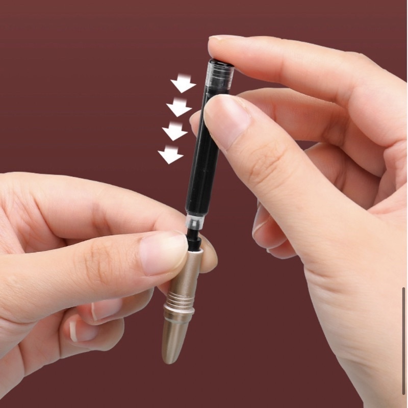 Bút máy ngòi bấm đầu 0.38mm