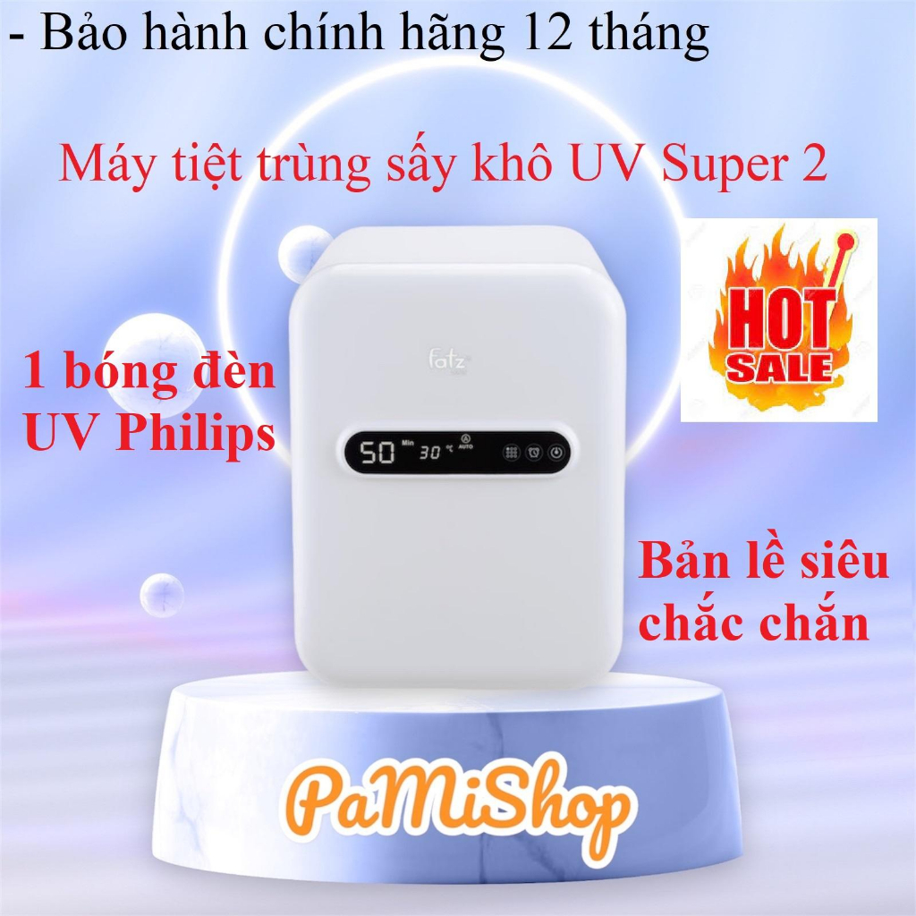 MÁY TIỆT TRÙNG SẤY KHÔ UV FATZ BABY SUPER 2 FB4706SL