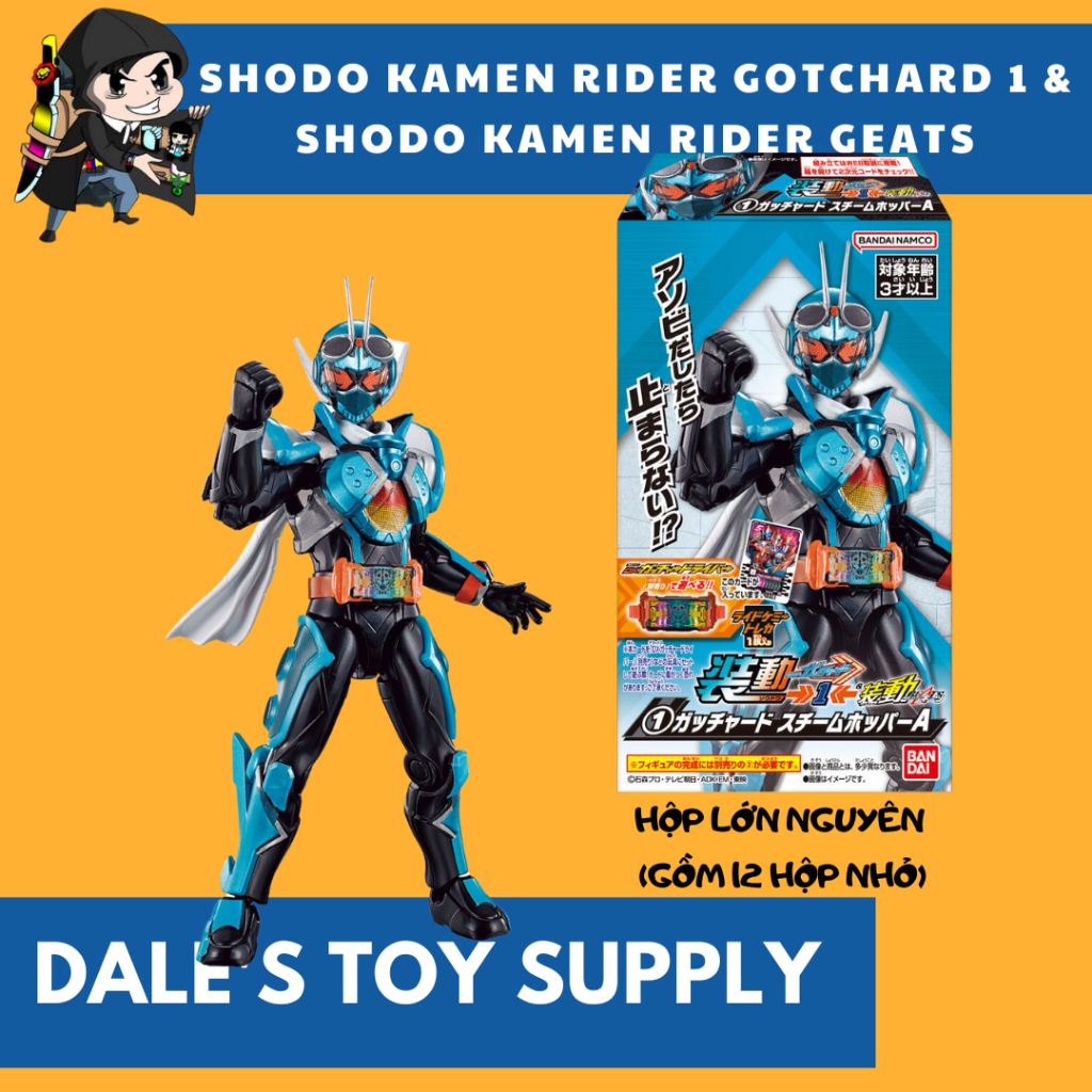 BANDAI JP - SẴN - Kamen Rider Gotchard - Shodo Kamen Rider Gotchard 01 & Shodo Kamen Rider Geats