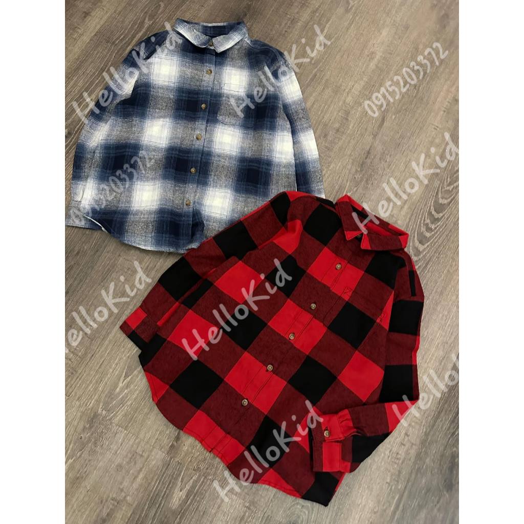 Sơmi kẻ oldnv cho bé