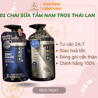 01 chai sữa tắm nam zinc fuel tros 450ml thái lan