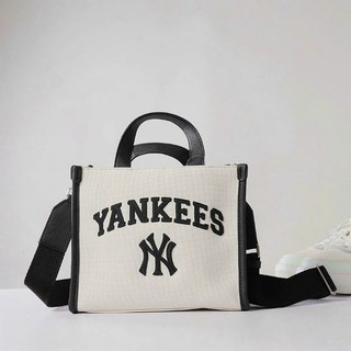 Túi mlb big logo canvas small tote bag yankees ny