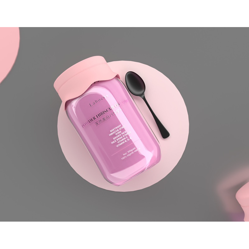 BỘT HIBISCUS TẮM TRẮNG THIÊN NHIÊN ORGANIC