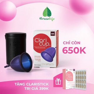 Cốc nguyệt san Claricup kháng khuẩn