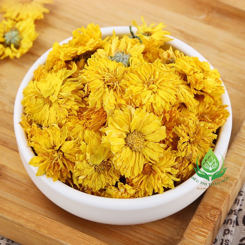 100gr Trà Hoa Cúc Vàng Sấy Khô  Nguyên Bông Tự Nhiên