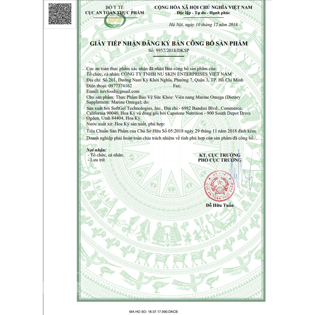 Nuskin Marine Omega 3 – Dinh Dưỡng Cho Da, Tim Và Não Date T9/2025