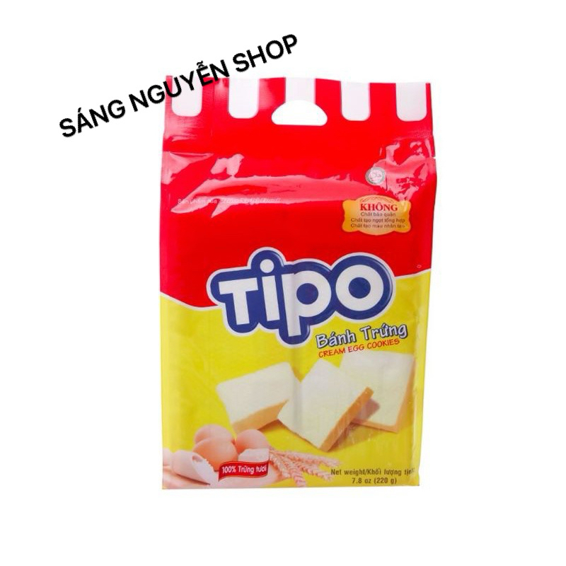 Bánh Trứng Tipo túi 220g Hữu Nghị