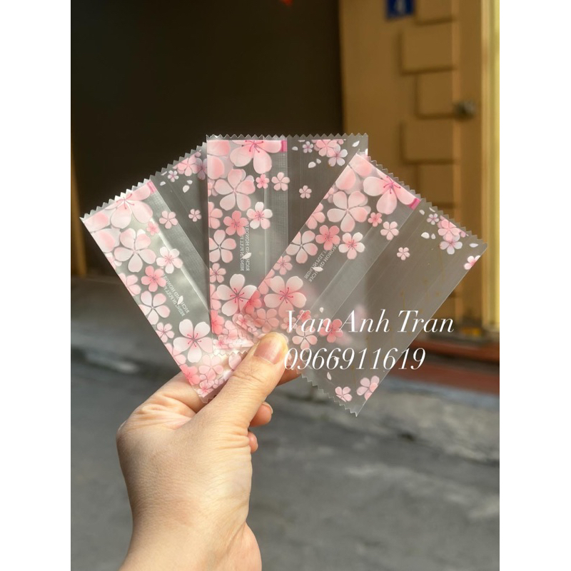 Set 100 vỏ túi BÁNH 7x10cm đựng bánh hành, bông tuyết