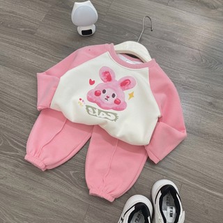 L2BỘ THỎ HỒNG 2 DA CHO BÉ