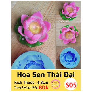 Khuôn silicon hoa sen thái đại - S05 - Silicon Hồng Phát