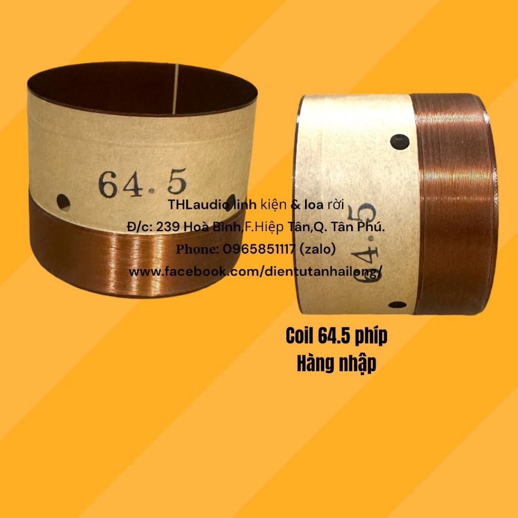 Coil loa 64.5 Phíp 2 lớp và 4 lớp