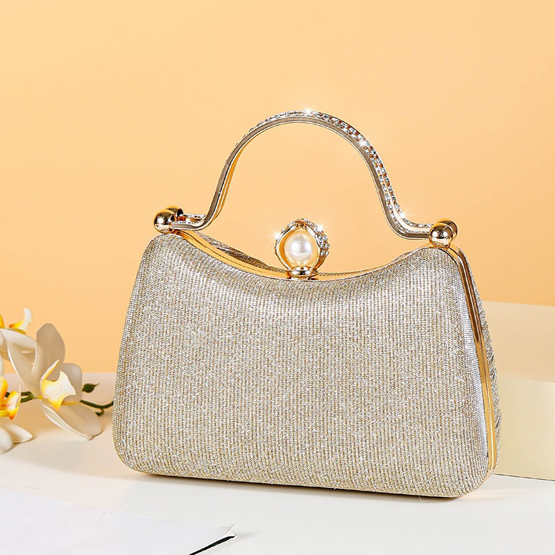 Túi xách kim sa đính đá t065 siêu xinh