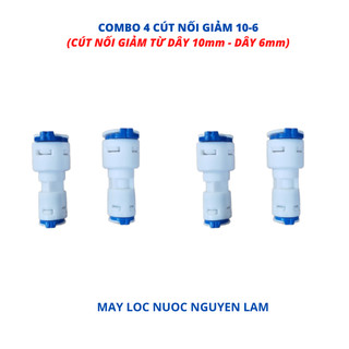 Cút Nối Giảm 10-6 - (Cút Nối Giảm Từ Dây 10mm - 6mm)