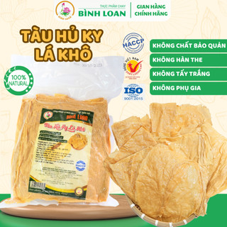 Tàu hủ ky lá khô - váng đậu lá khô, phù trúc lá khô - thực phẩm chay bình loan - túi 250g