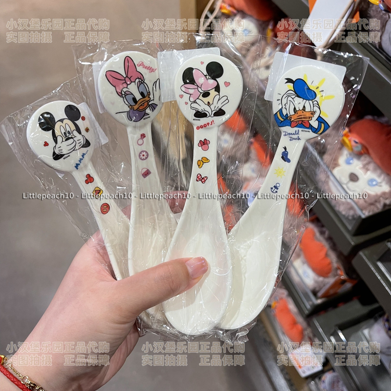 Muỗng súp melamine ăn dặm Disney hình Minnie Mickey Daisy Donald cho bé