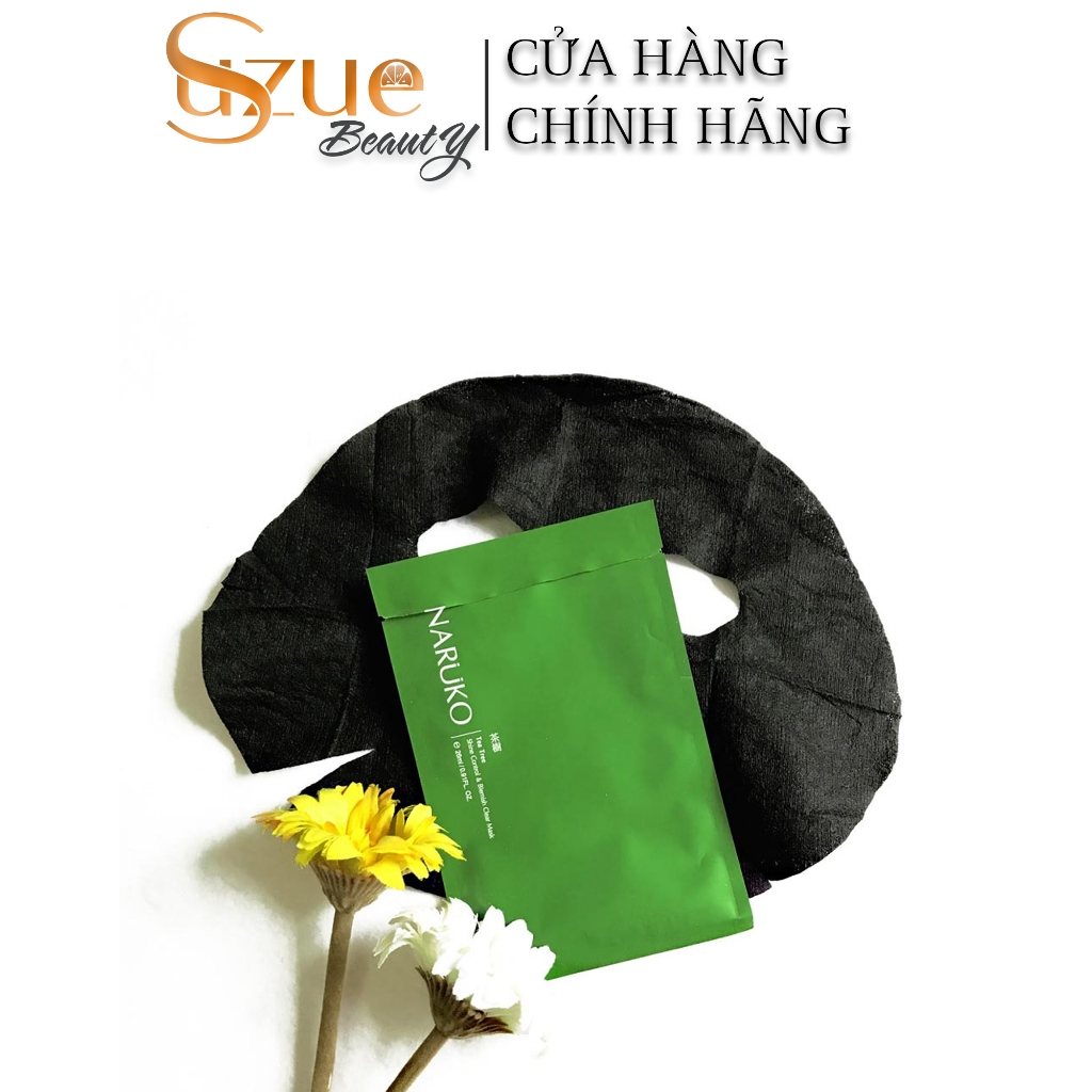 (Hàng công ty) Mặt nạ Tràm Trà Tea Tree NARUKO Bản đài - 1 mask