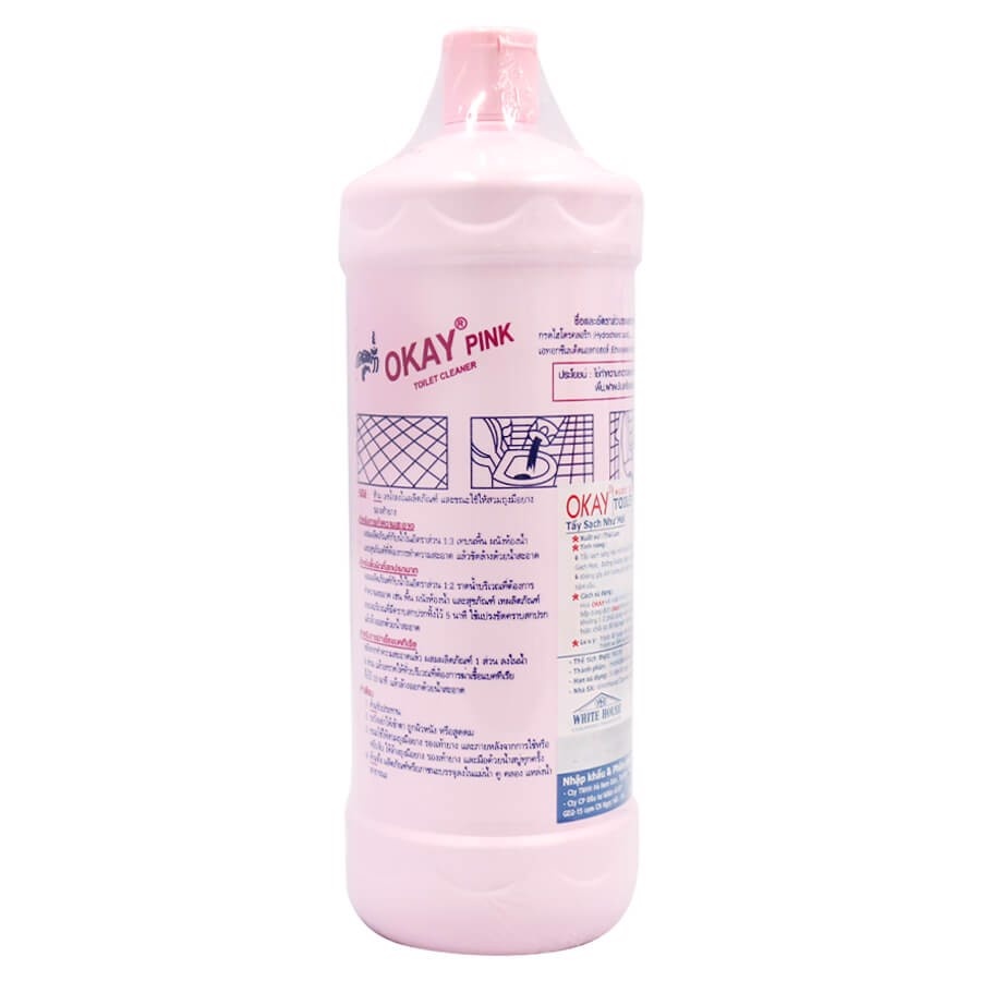 Nước Tẩy Rửa Toilet Bồn Cầu Nhà Vệ Sinh Okay Thái Lan 960ml