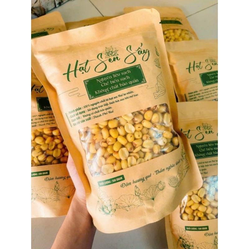 Hạt Sen Huế Sấy Giòn Bịch 500g