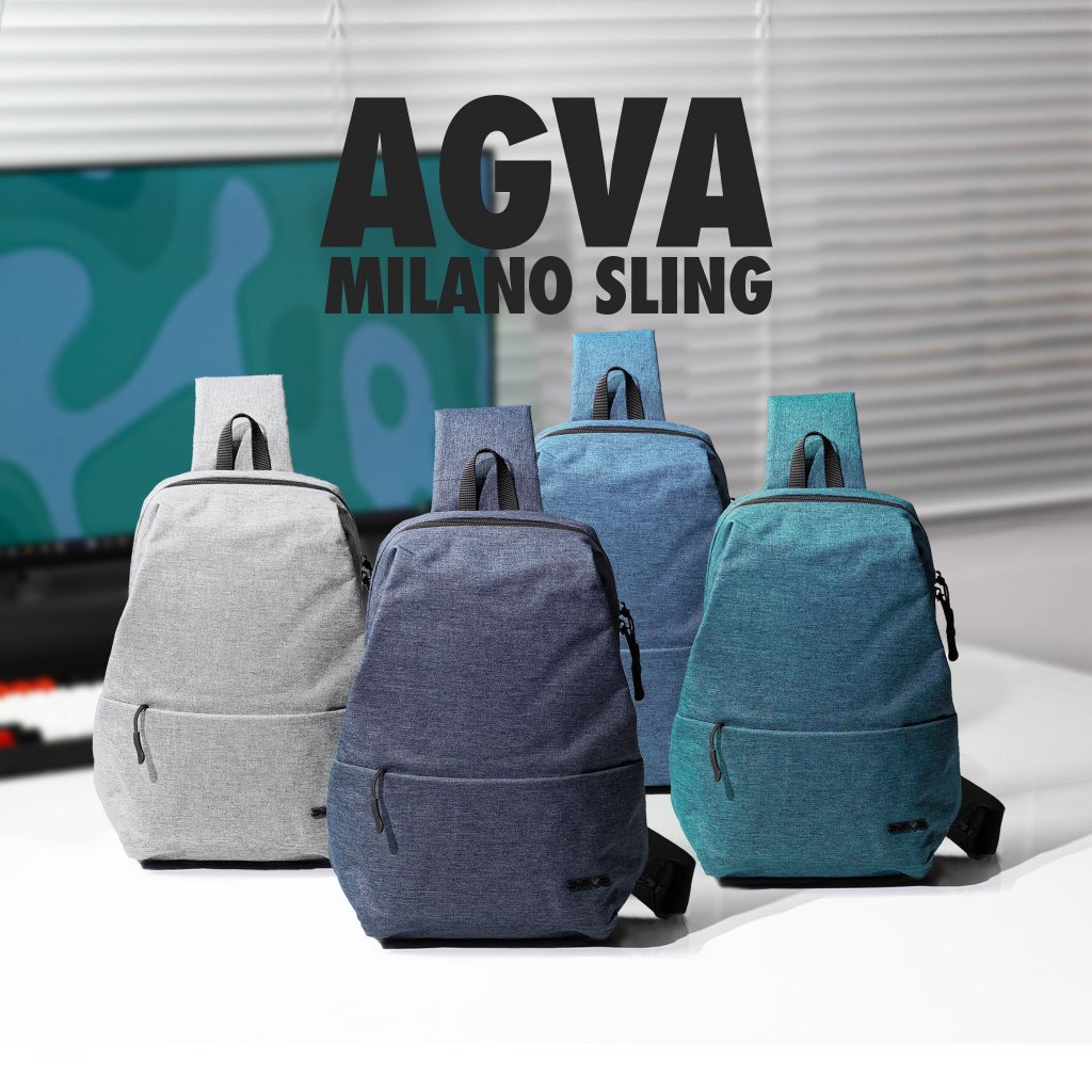 Túi đeo chéo AGVA Milano 8" LTB347TEA (Xanh ngọc) Kích thước: Ngang 26 xRong2.5 x Cao 34.5 cm Bảo hà