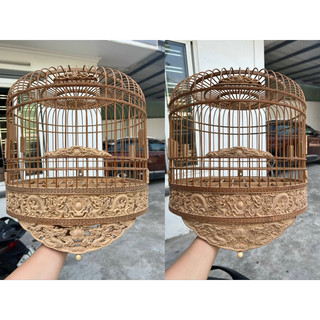 Lồng chim Cu Gáy Đục CNC full lồng size 40 kèm đủ phụ kiện đẹp