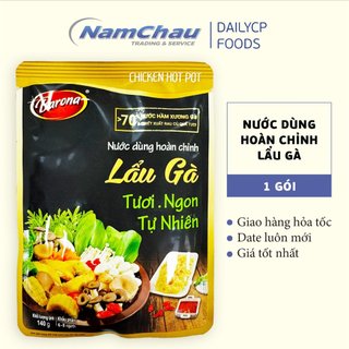 Nước dùng hoàn chỉnh lẩu gà Barona gói 140g [Hà Nội giao hàng hỏa tốc]