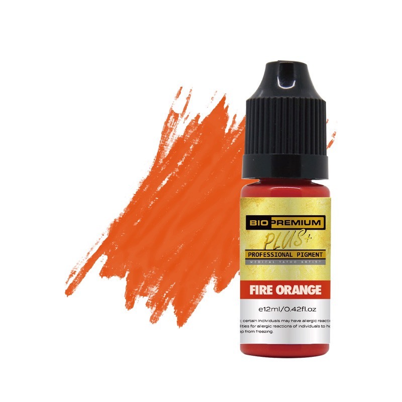 MỰC PHUN XĂM P38 FIRE ORANGE ( CAM ĐỎ )